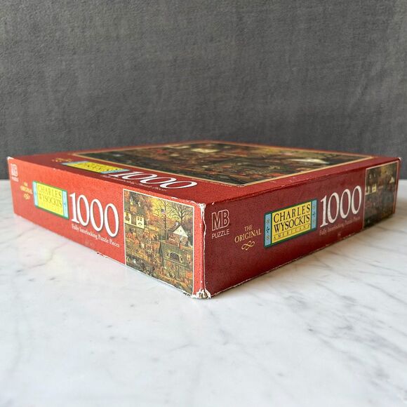 Vintage 1997 Autumn at Stony Creek Charles Wysocki 1000 Piece Puzzle - Complete - Picture 6 of 7